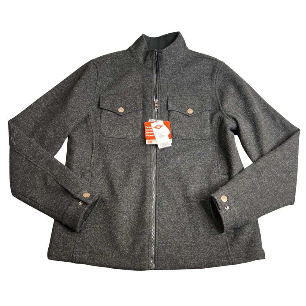 Cinch Womens Knit Trucker Water Resistant Full Zip Jacket MAJ9904001 L NWT